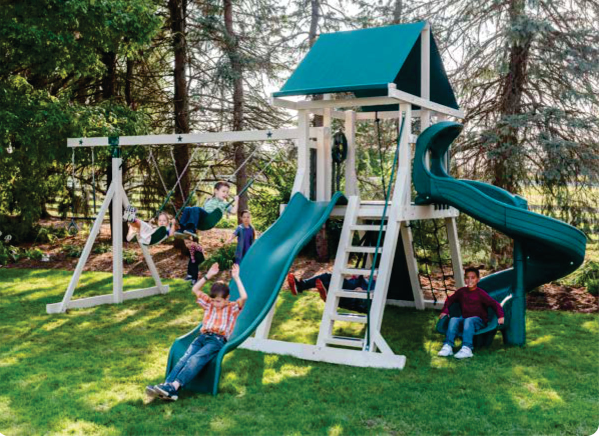 Galaxy Vinyl Swingset – Innovative Playtime
