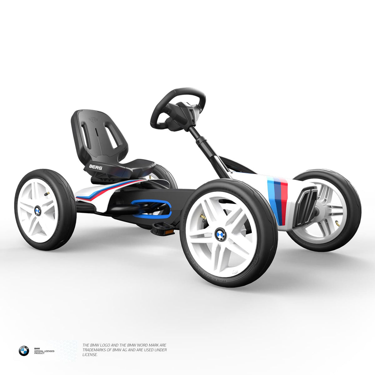  Berg Toys Buddy White Pedal Go Kart for Kids - Outdoor