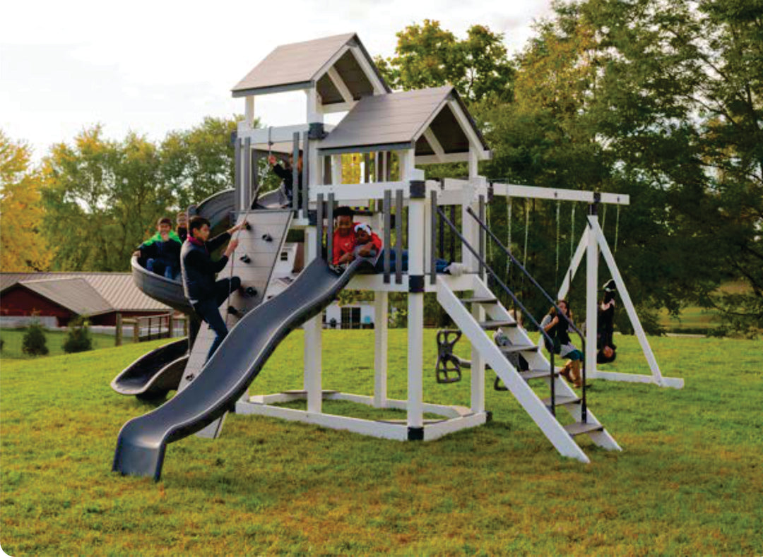 Backyard Discovery Playhouse White Playground Set Space Shuttle