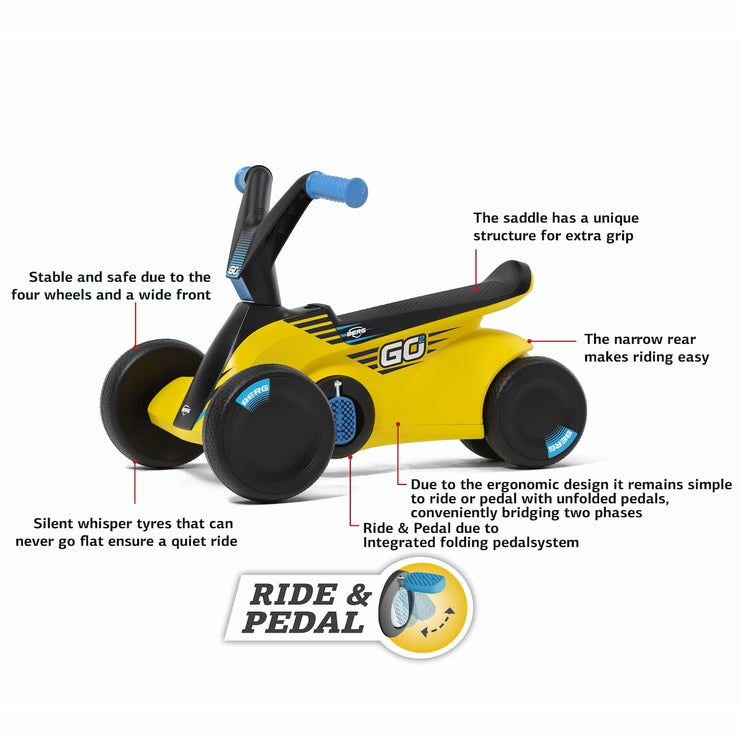 Berg GO2 Pedal Cart Features