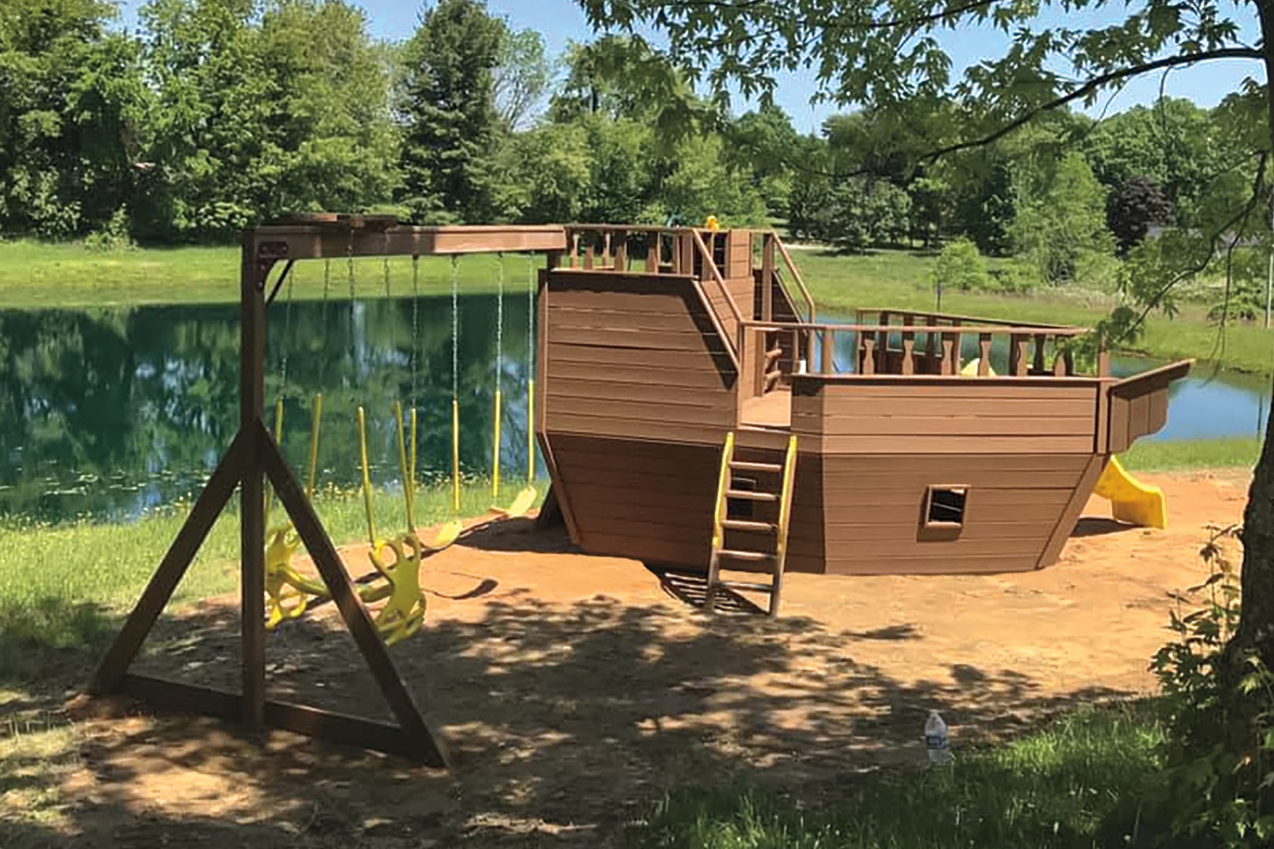 Diy Pirate Pirate Ship Outdoor Playset DIY Build And Paint Kit