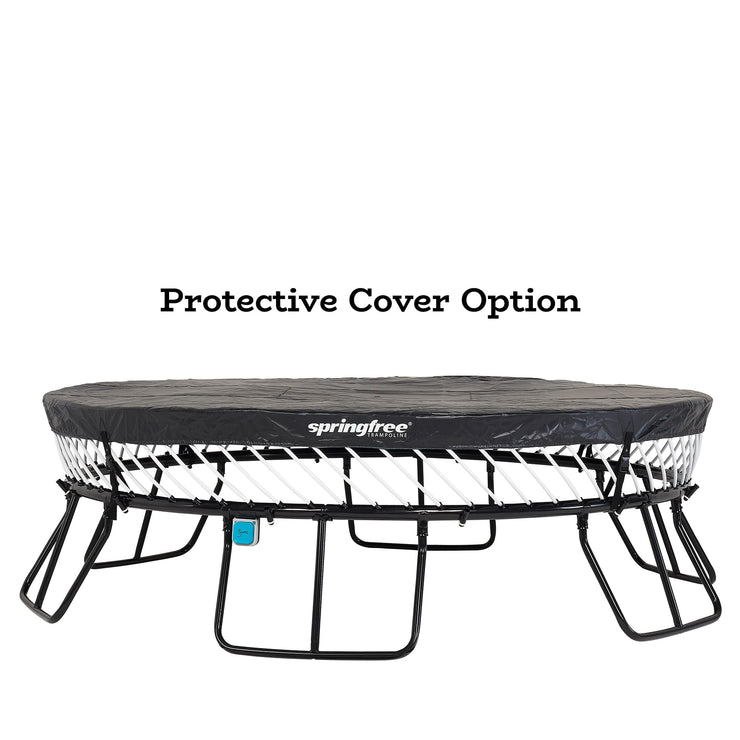 Springfree Medium Oval Trampoline O77 Protective Cover Option