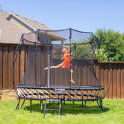 Girl Jumping on Springfree Compact Oval Trampoline O47