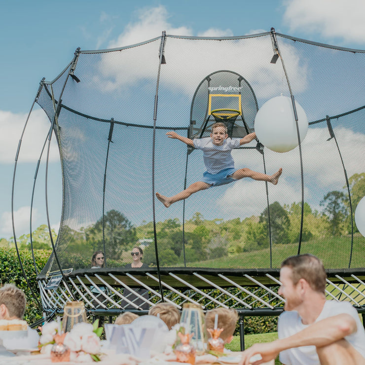 Springfree Large Square Trampoline S113 Party