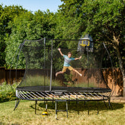 Boy Jumping On Springfree Medium Oval Trampoline O77
